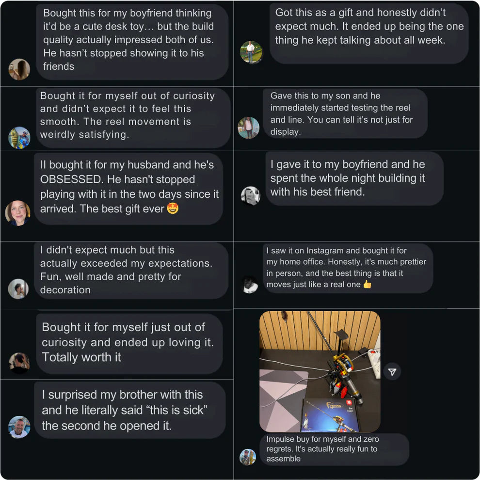 BrickCast™- Precision build fishing Rod