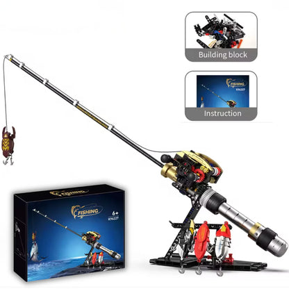 BrickCast™- Precision build fishing Rod