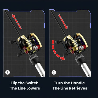 BrickCast™- Precision build fishing Rod