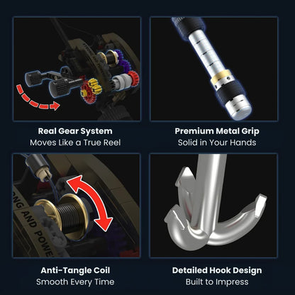 BrickCast™- Precision build fishing Rod